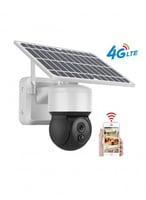 كاميرا مراقبة 4G بشريحة جوال، خارجية تعمل بطاقة ال...