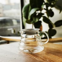 ابريق زجاجي للقهوة المقطرة V60 - مقاس 2