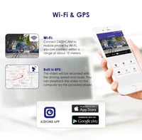 داش كام ازدوم Azdome AR09 مراية مرايا واي فاي كامي...