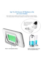 جهاز مراقبة الطفل بالفيديو بشاشة كبيرة مقاس 4.3 ان...