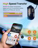 70mai X800 داش كام أمامي وخلفي 4K أومني IMX678 360...