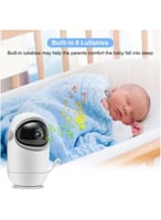 جهاز مراقبة الطفل بالفيديو بشاشة كبيرة مقاس 4.3 ان...