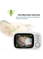 كاميرا مراقبة الطفل اللاسلكية بحجم 3.2 بوصة بشاشة...