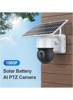 كاميرا مراقبة 4G بشريحة جوال، خارجية تعمل بطاقة ال...