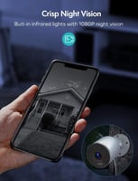 كاميرا مراقبة في الهواء الطلق، كاميرا 1080P واي فا...