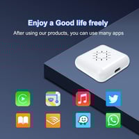 محول كارلينكيت واي فاي و بلوتوث فوري لكاربلاي لاسل...