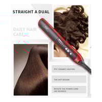 مكواة فرد الشعر بتقنية PTC للحصول على نتائج سريعة...