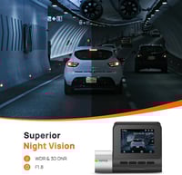 داش كام 70mai A500S Pro Plus أمامي خلفي دقة عالية...