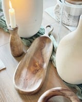 صحن تقديم خشبي