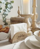 حامل منديل خشب