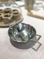 صحن تقديم استيل