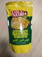 لولا نور رقائق الموز الذهبية المقررمششه 350جرام