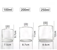 كرتون قوارير زجاج شفاف 200 مل (90 حبه)