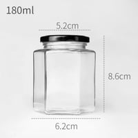 كرتون رطمان زجاج سداسي 180 مل مع فلين و كرتون (48...