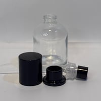 علب عطور بخاخ زجاج مع غطاء كبس باليد أسود 30 مل حب...