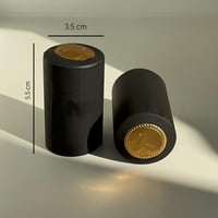 بلاستيك حراري (PVC) أسود لقفل علب الزجاج " شرنك" (...