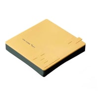 علبة مكعبات الثلج باللون الأصفر والرصاصي