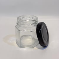 برطمان زجاج سداسي 45 مل ( حبة )