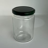 برطمان دارئري زجاج شفاف 350 مل ( حبة )