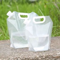 كيس بلاستيك شفاف بحامل للسوائل - 1.5 لتر