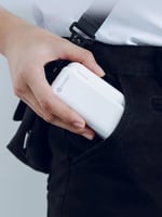 Hand-held printer with ink cartridge - طابعة صغيرة...