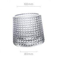 كوب زجاجي راقص موج النهر