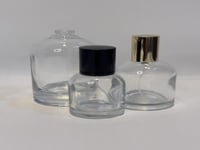 علب عطور بخاخ زجاج مع غطاء كبس باليد أسود 30 مل حب...