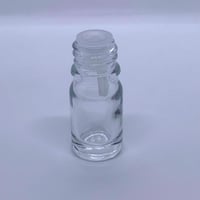 كرتون قوارير زجاج شفاف سعة 5 مل مع قطارة (255 حبة)