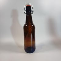 قارورة زجاجية عنبر اللون عالي الجودة و تتحمل ضغط ا...