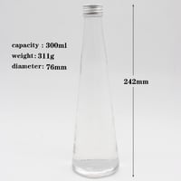 قارورة زجاج شفاف 300 مل