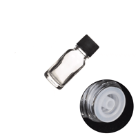 كرتون قوارير زجاج شفاف سعة 10 مل مع قطارة (192 حبة...