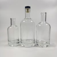 كرتون قوارير زجاج شفاف عالي الجودة و قاعدة سميكة 5...