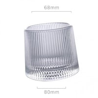 كوب زجاجي راقص موج النهر