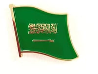 بروش (دبوس) علم المملكة العربية السعودية - اطار ذه...