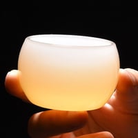 كوب زجاج بلوري ابيض 50 مل