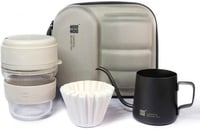 أدوات تقطير قهوة V60 شنطة ابيض ماركة هلو هلو