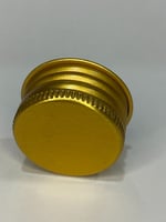 غطاء ذهبي للقوارير الزجاجية مقاس 28 مم 80 حبة