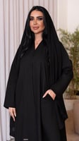 عباية كلوش بقصة جيوب مخفية