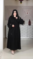 عباية سوداء مزينه بالخرز
