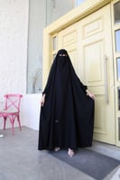 عباية راس فضفاضه كم مطاط