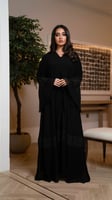 عباية شيفون مطرزة