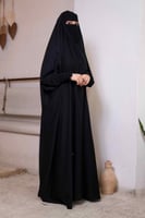 عباية راس معصم زم بربطة راس ثابتة