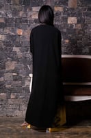 عباية سوداء بكم كحلى