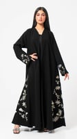 عباية كلوش بتطريز ورد