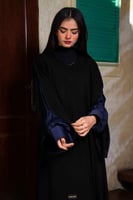 عبايه باكمام حرير