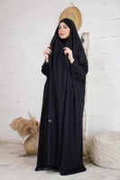 عباية راس معصم زم بربطة راس ثابتة