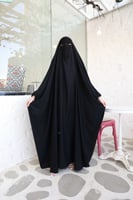 عباية راس فضفاضه كم مطاط