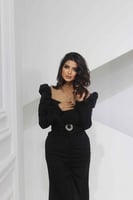 فستان اسود كلاسيك