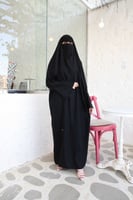 عباية راس اكمام كلوش