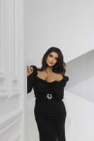 فستان اسود كلاسيك